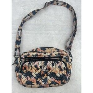 Lug Convertible Carousel Crossbody Purse Bag Sunset Palm Tree Vacation Travel